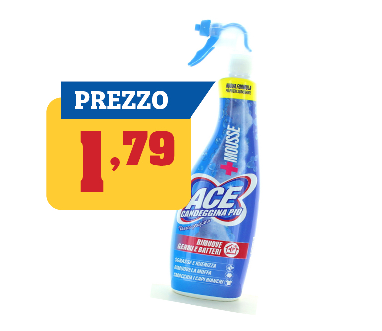 Ace spray candeggina