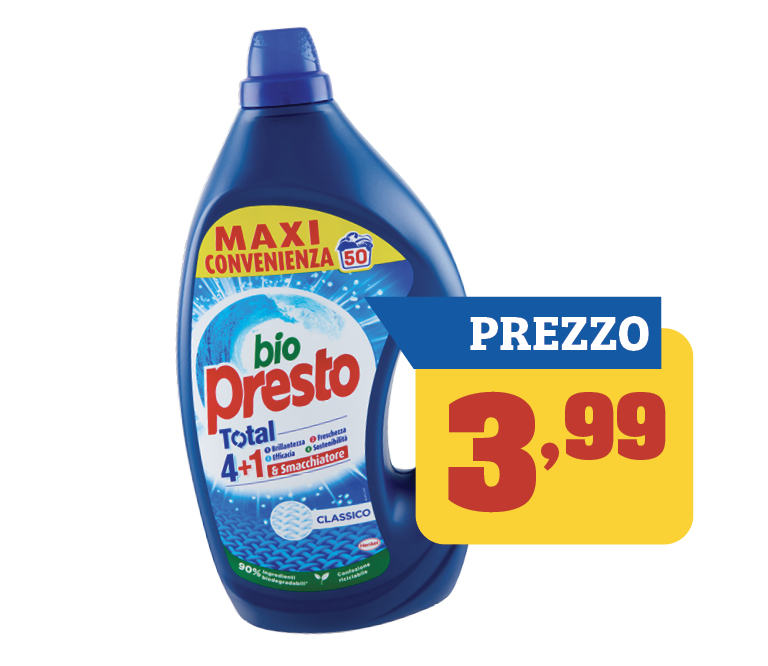 Bio Presto lavatrice