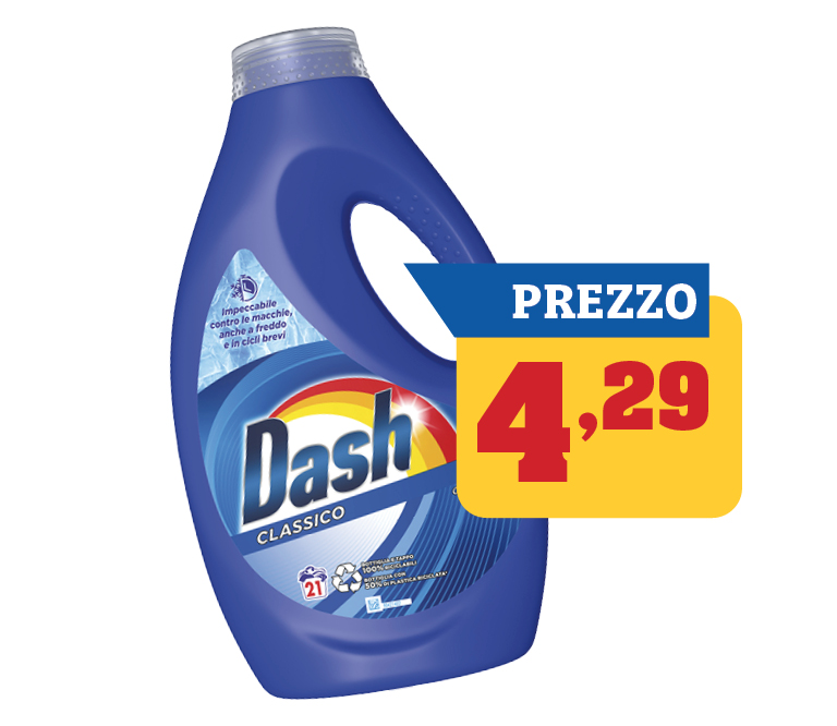 Dash liquido lavatrice