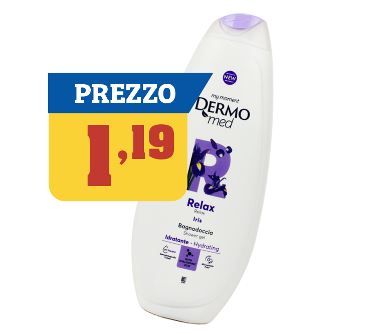 Dermomed bagnoschiuma