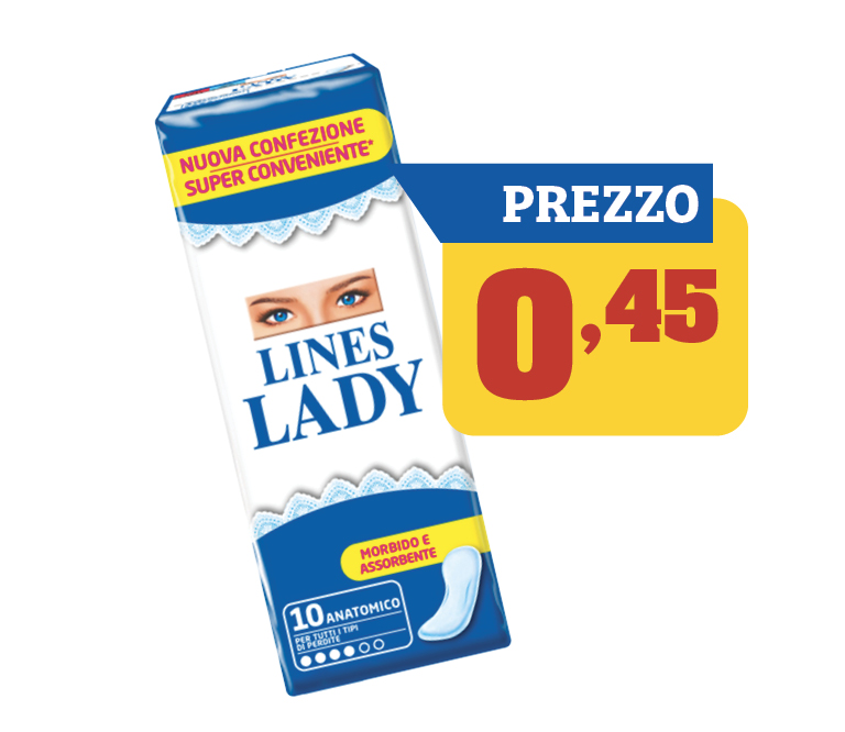 Lines Lady assorbenti