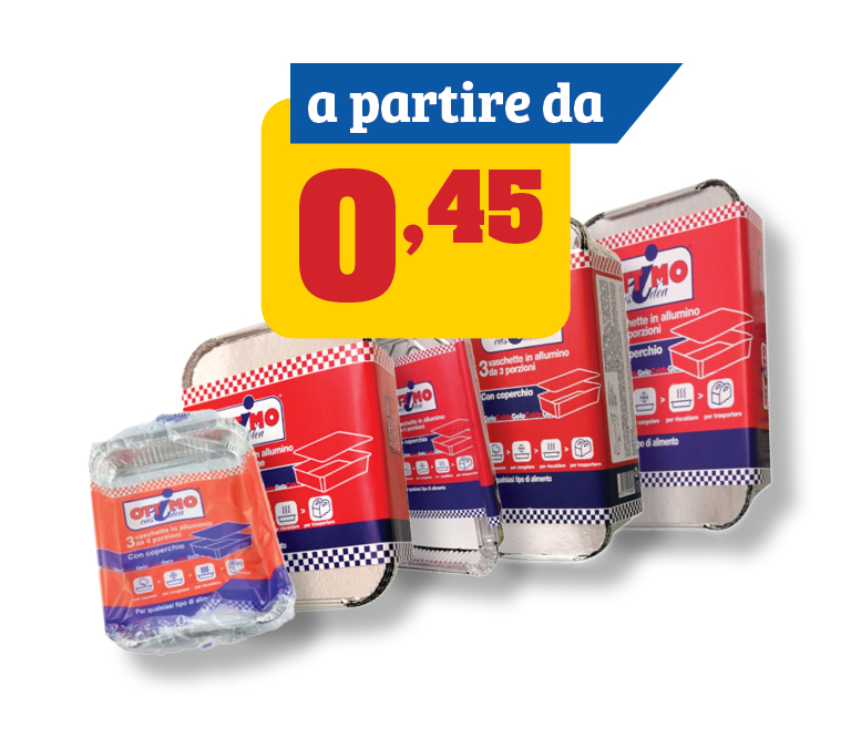 Ottimo vaschette alluminio