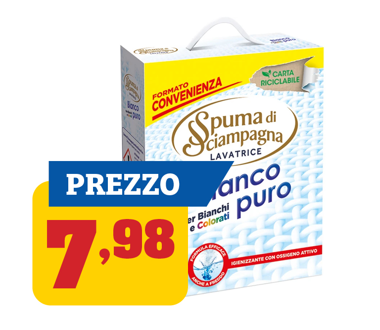 Spuma di sciampagna fustone